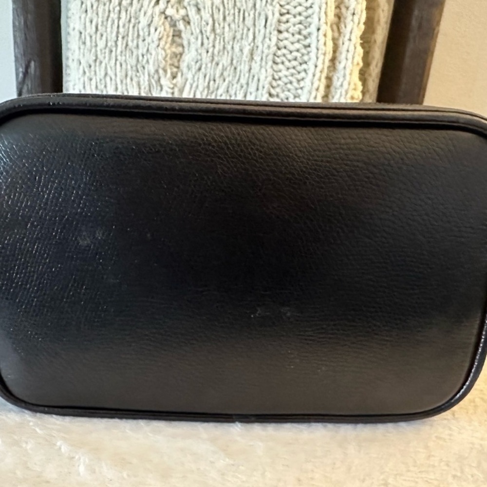 LOEWE Shoulder Bag Crossbody Backt Anagram Lamb Leather Black - Picture 3 of 8